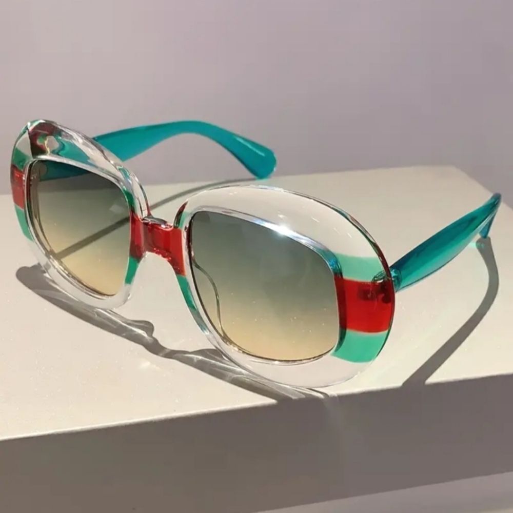 Oversized Vibrant Color unisex jelly sunglasses